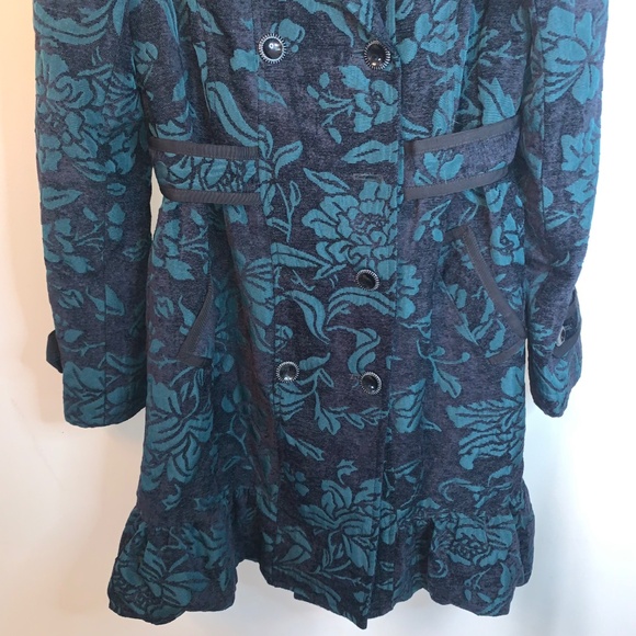 Anthro Elevenses Emerald Isle Coat 8 - Picture 9 of 14